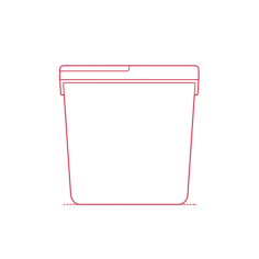 Objects Jars Tins Ikea 365 Dry Food Jar 44 Oz Svg Line Art, Free Vectors File